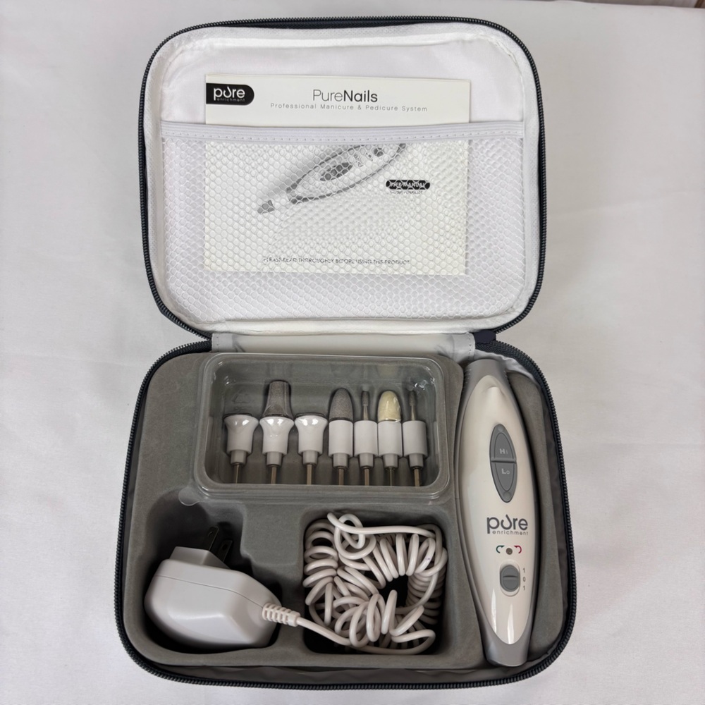 Pure Enrichment Pure Nails Professional Manicure & Pedicure System White